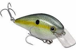 Strike King KVD 1.5 Hard Knock Squarebill Crankbait Chartreuse Sexy Shad
