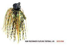 V&M Pacemaker Flatline Football Jig Green Craw (D) 5 8oz
