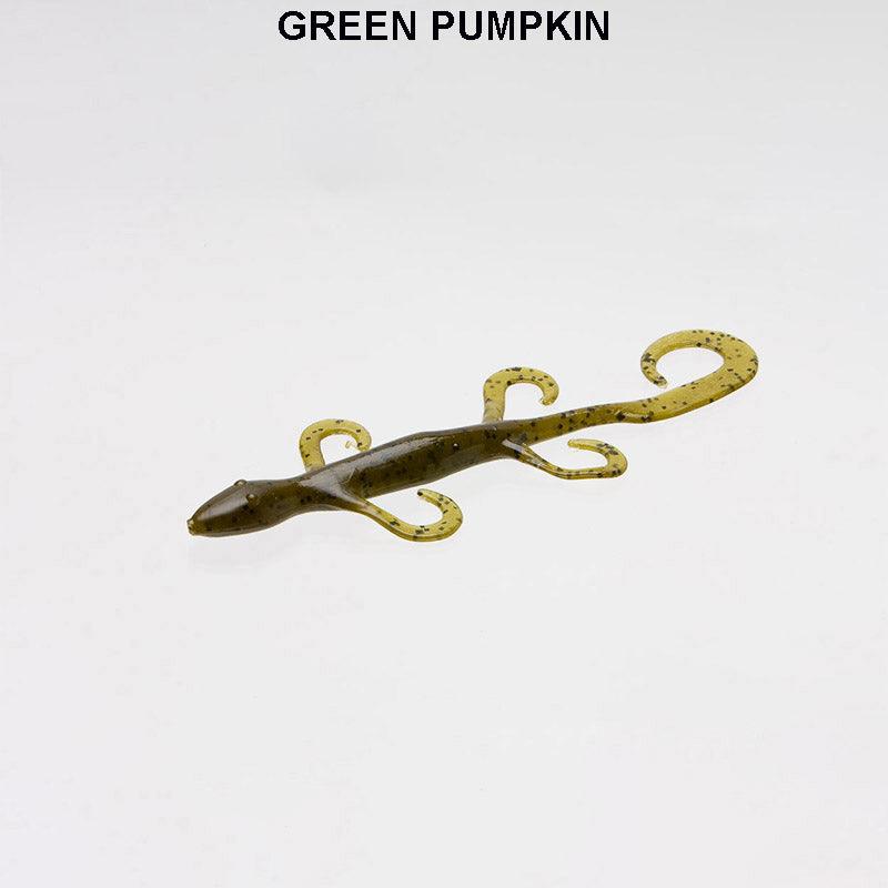 Zoom Lizards 6" Green Pumpkin 025 **