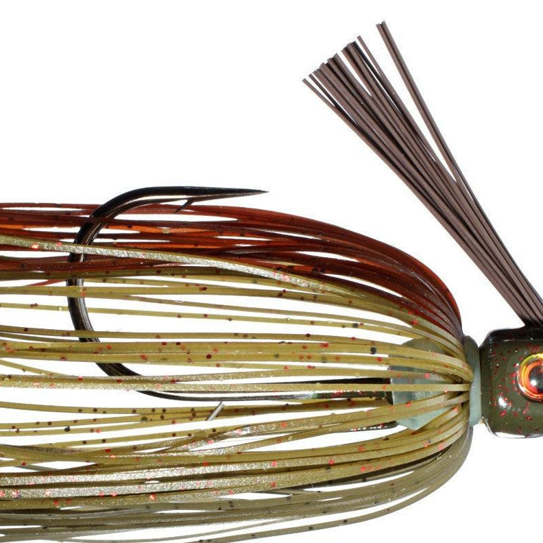 Strike King Hack Attack Heavy Cover Swim Jig Green Pumpkin