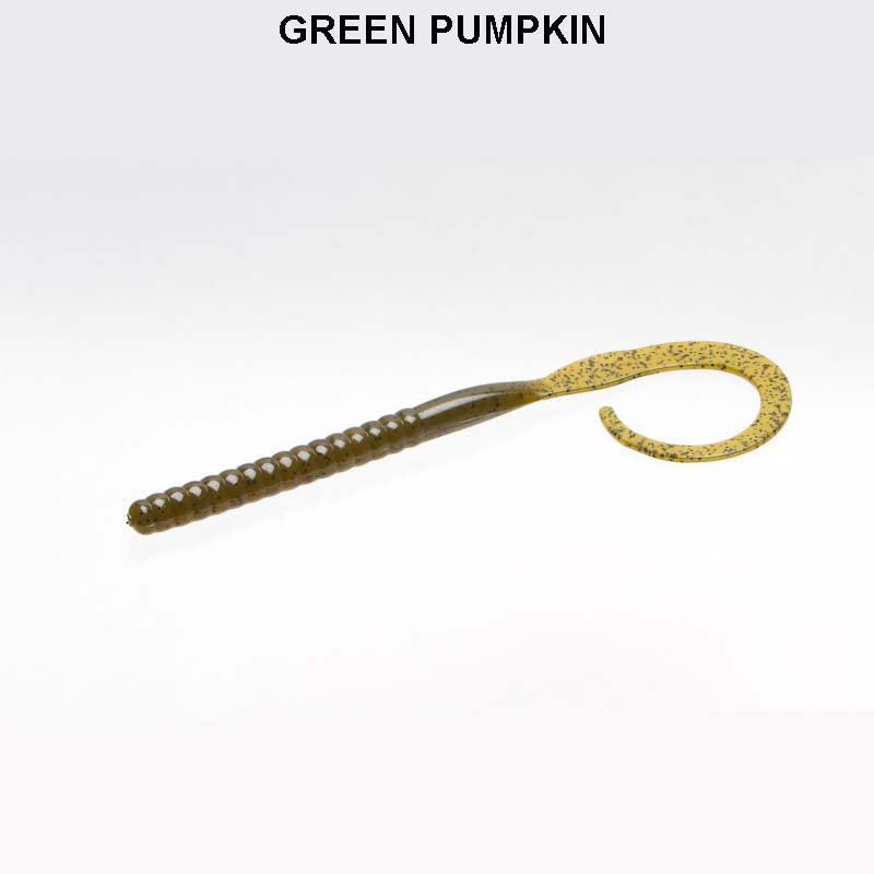 Zoom Magnum Ol Monster Worm 5pk Green Pumpkin 025**