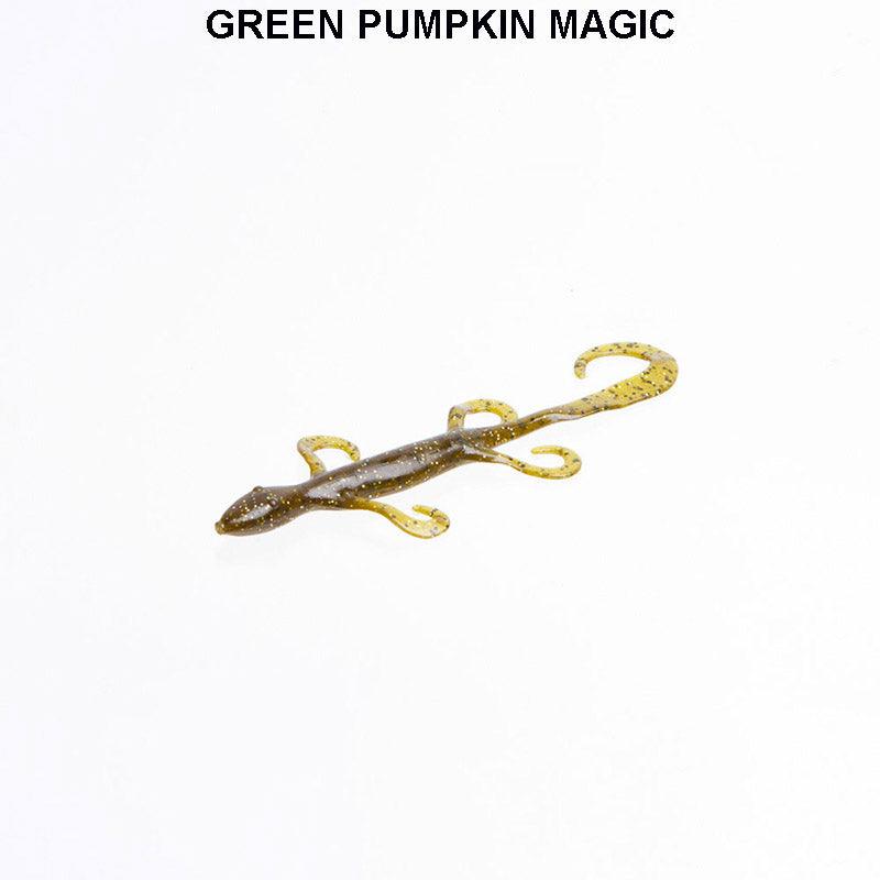 Zoom Lizards 6" Green Pumpkin Magic 284 **