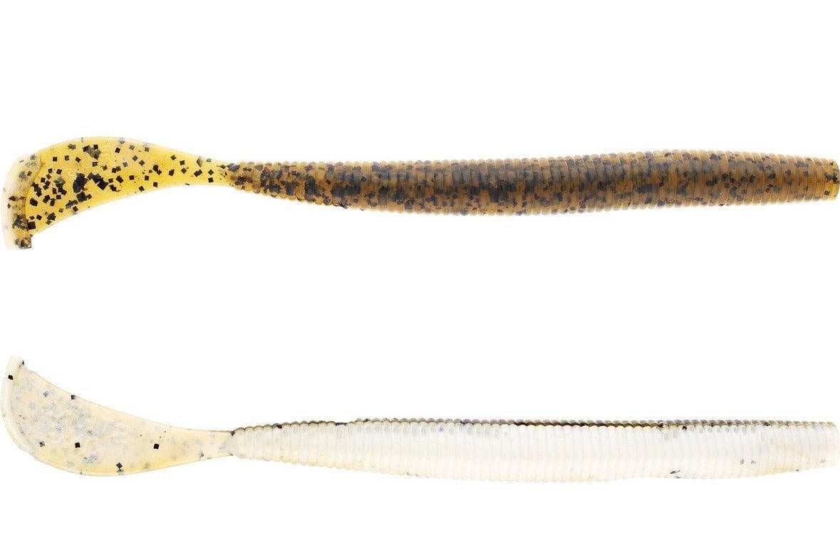 Strike King Rage Cut-R-Worm Green Pumpkin Pearl Belly (d)