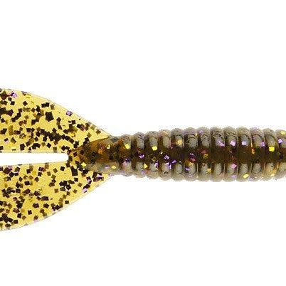 Strike King Rage Twin Tail Menace Grub Green Pumpkin Purple Gold