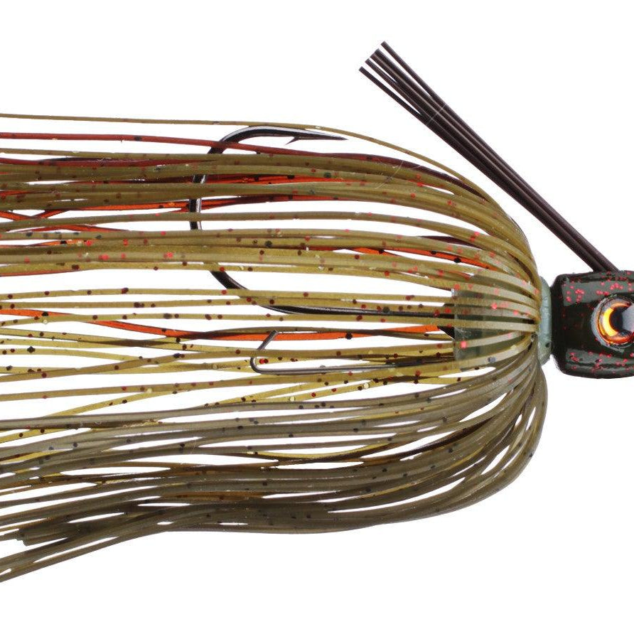 Strike King Tour Grade Swimming Jig Green Pumpkin