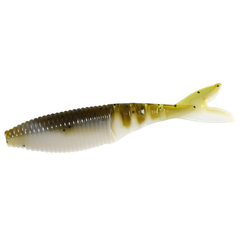Yamamoto Zako Swimbait Green Pumpkin w Black White