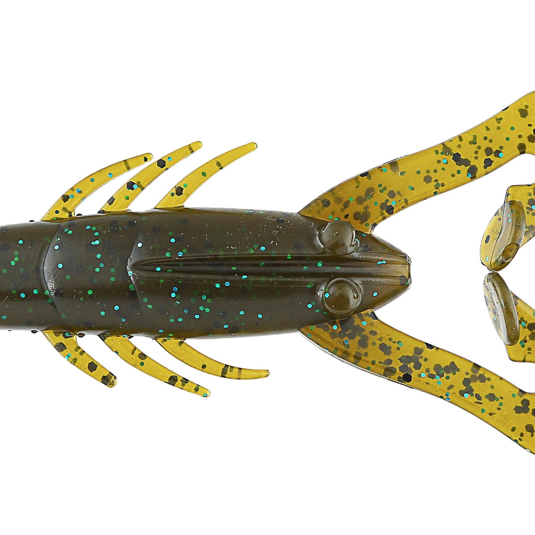 Gene Larew Wheeler's Hammer Craw ** green pumpkin blue