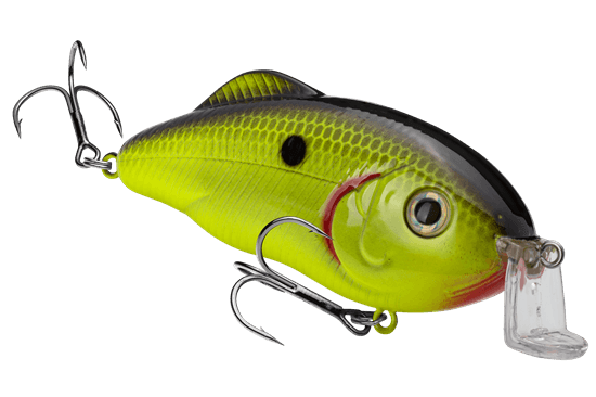 Strike King Hybrid Hunter Shallow Chartreuse Black Back