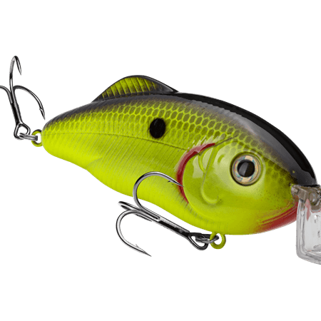 Strike King Hybrid Hunter Shallow Chartreuse Black Back