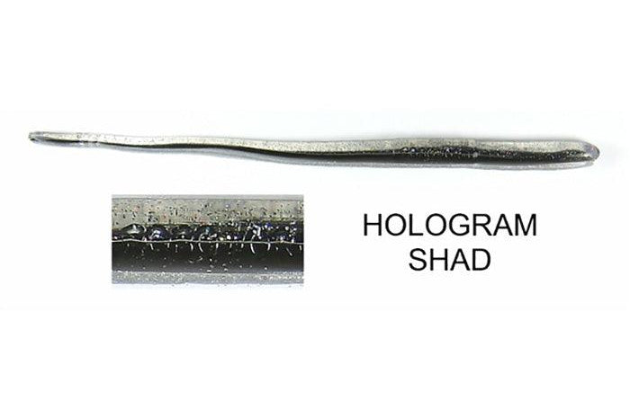 Roboworm Straight Tail 4.5" Hologram Shad