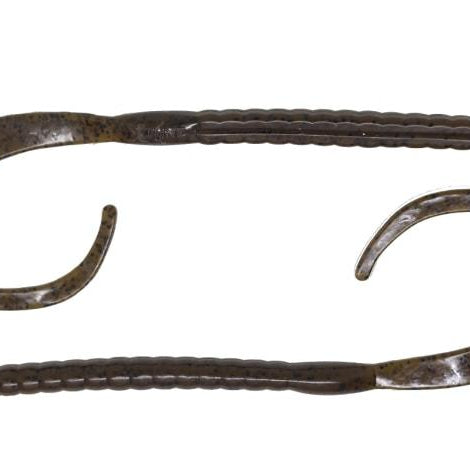 X Zone Lures Pro Series 11" Blitz Worm Green Pumpkin Black Flake