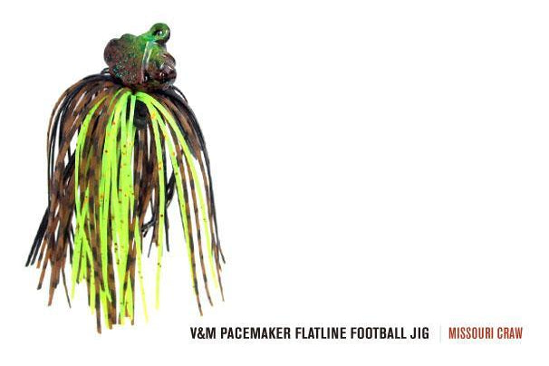 V&M Pacemaker Flatline Football Jig Missouri Craw