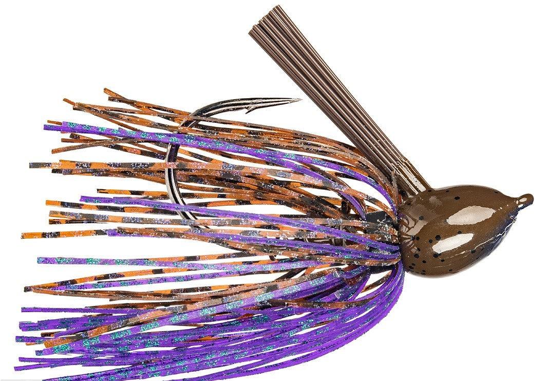 Strike King Hack Attack Fluoro Flippin Jig Peanut Butter Bug