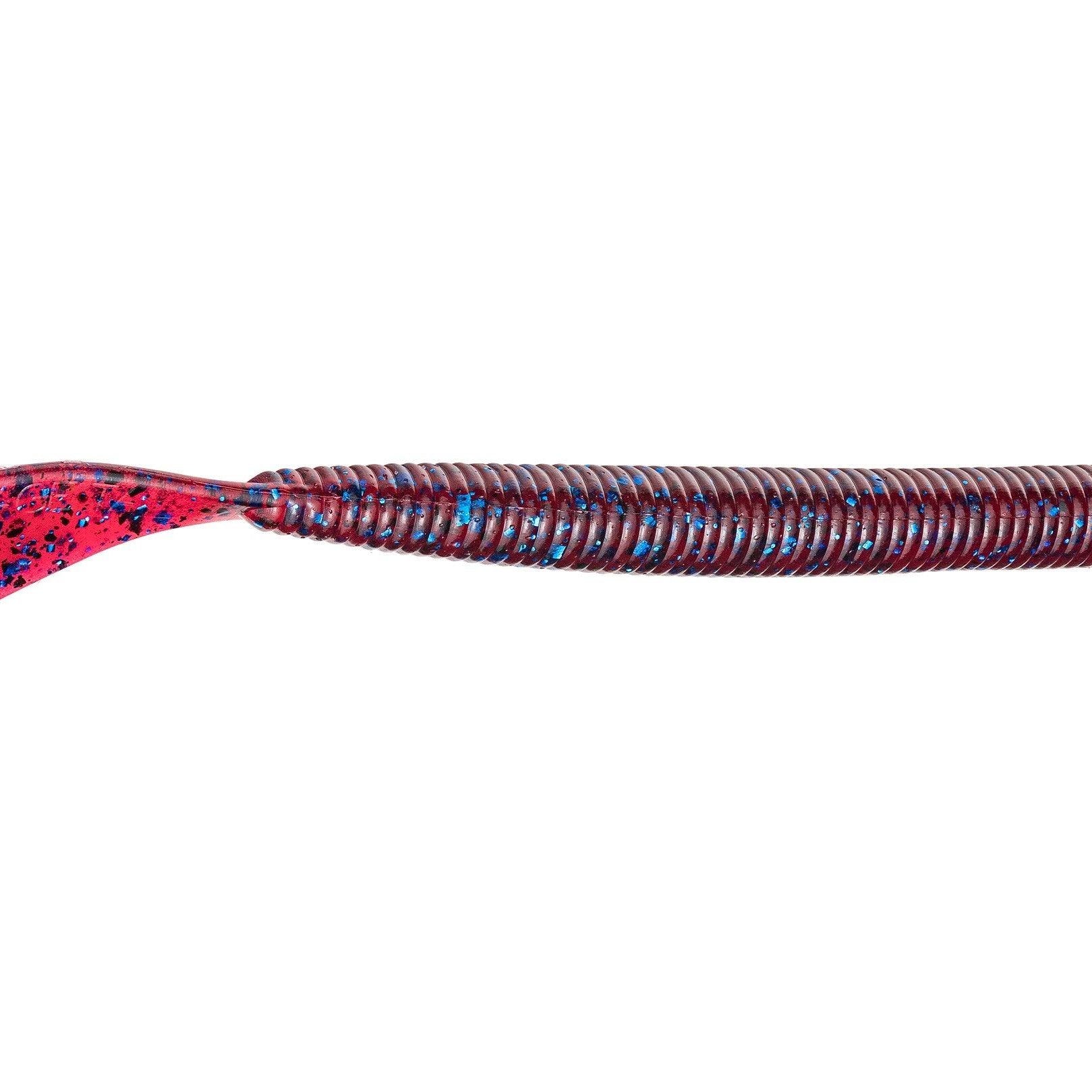 Strike King Rage Magnum Cut-R-Worm 7" Plum
