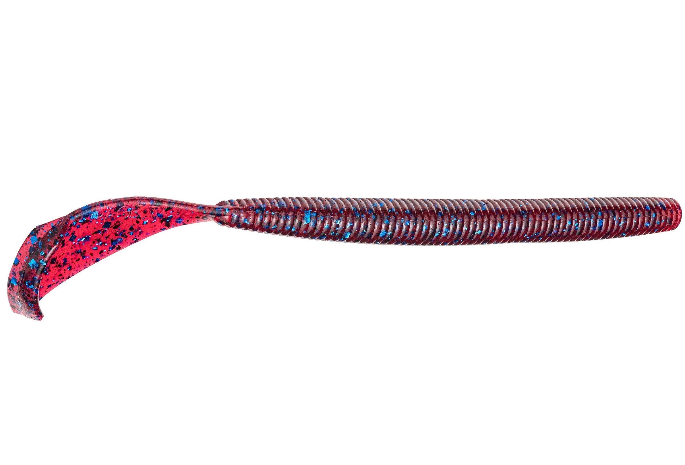 Strike King Rage Magnum Cut-R-Worm 7" Plum