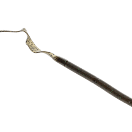 Strike King Zeus Worm Dark Green Pumpkin Flake(D) 9.5