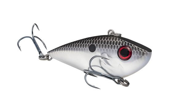 Strike King Red-Eyed-Shad 1/4oz Chrome Black Back