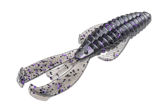 Strike King Rage Bug Smoke Purple Black Flake