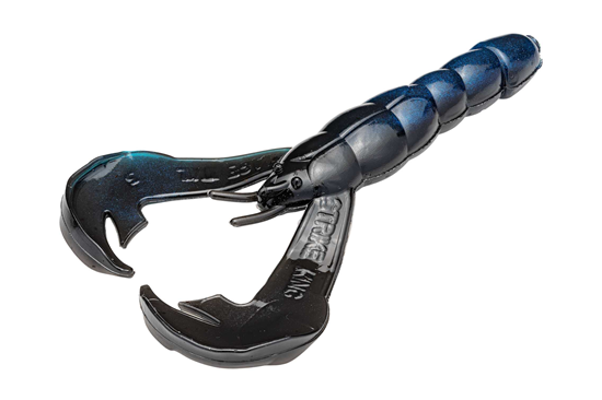 Strike King Rage Craw Black Blue Swirl