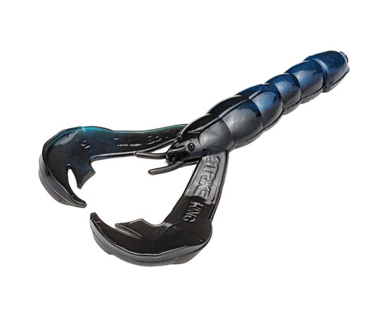 Strike King Rage Craw Black Blue Swirl