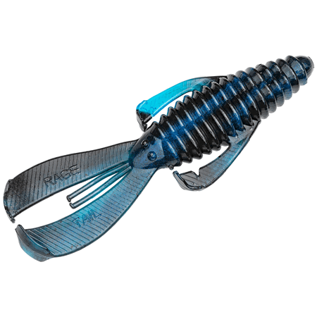 Strike King Rage Magnum Bug 4.5" Black Blue Swirl