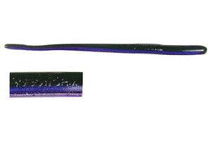 Roboworm Straight Tail 6" Green Pumpkin Purple
