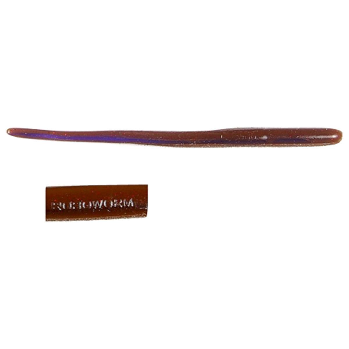Roboworm Straight Tail 4.5" Oxblood Red Flake(D)