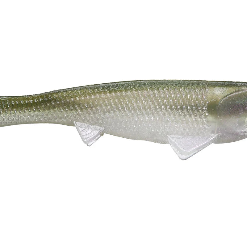 Optimum Baits Papa Boom Boom Weedless Swimbait Ghost Minnow #565