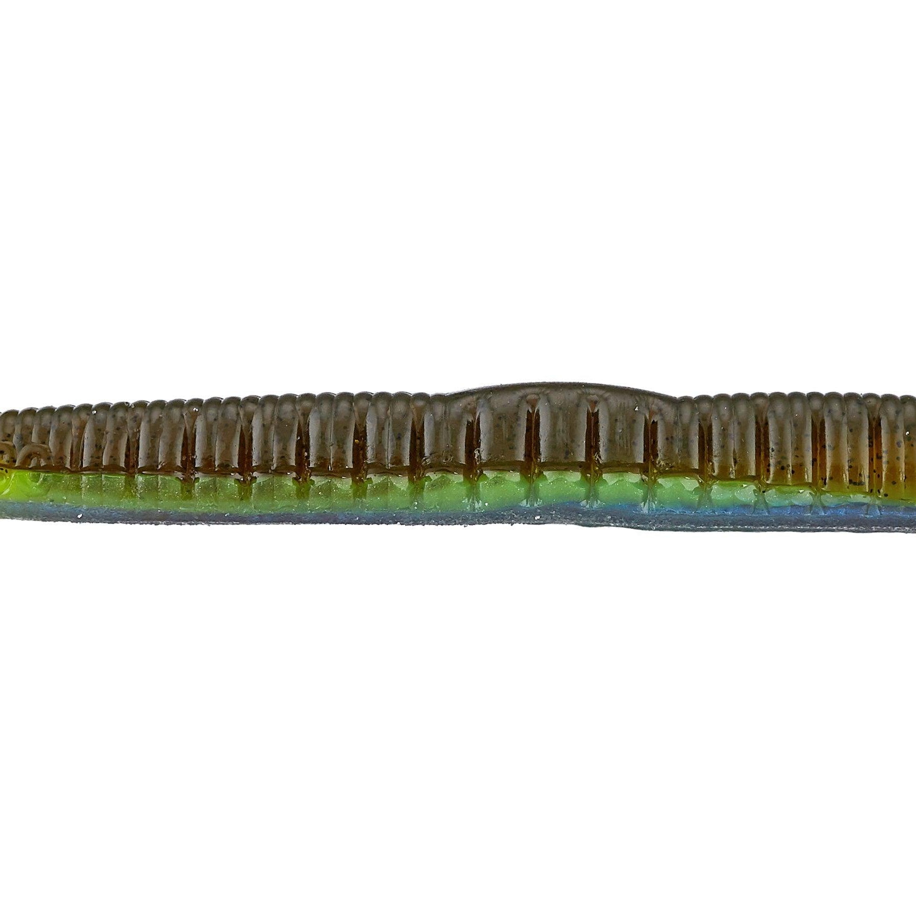 Roboworm Ned Worm 3" Green Pumpkin Perch