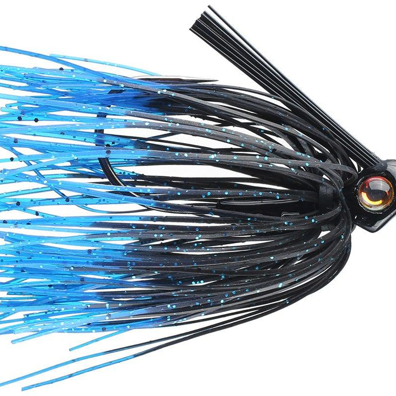 Santone Rayburn Swim Jigs Black Blue Tip 16oz
