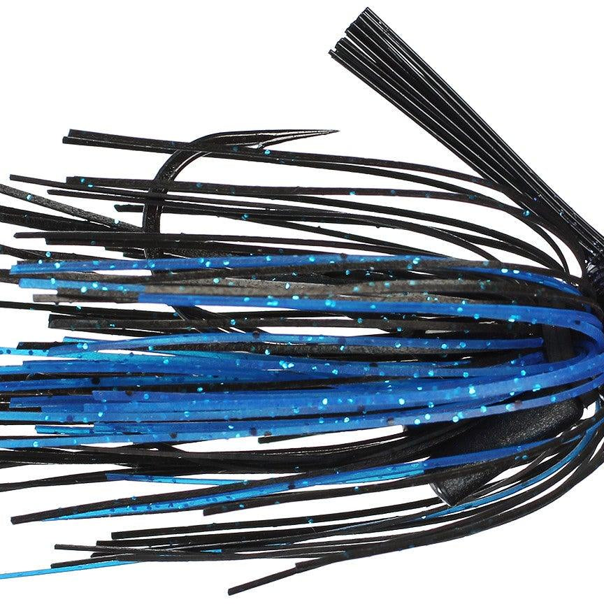 Santone Pro Series Football Jig Black Blue Accent 3 4oz