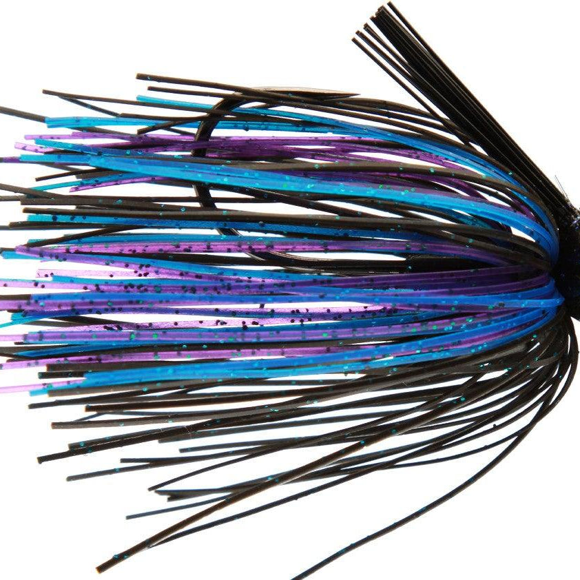 Santone Pro Series Football Jig Black Blue Purple 1oz
