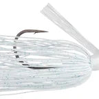 Queen Tackle Tungsten Swim Jig White Blue Speckles
