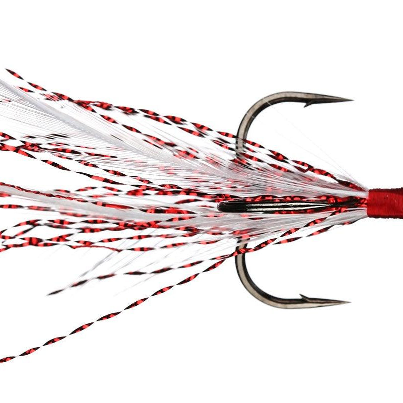 Owner Tournament Trailer Feathered Trebles White/Red #2