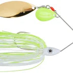 Nichols Lures Kicker Series Spinnerbait 3 8oz White and Chartreuse Chartreuse