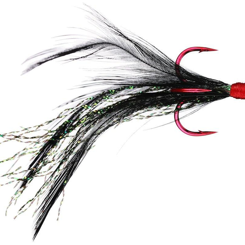 Owner Tournament Trailer Feathered Trebles Black- Red Hook 4