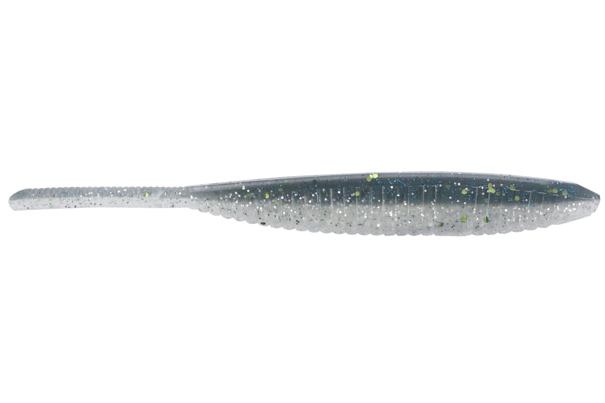 Yamamoto Shad Shape Worm Green Gizzard 9008