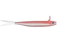 Deps Frilled Shad 4.7" #149 Clear Pink Silver Flake