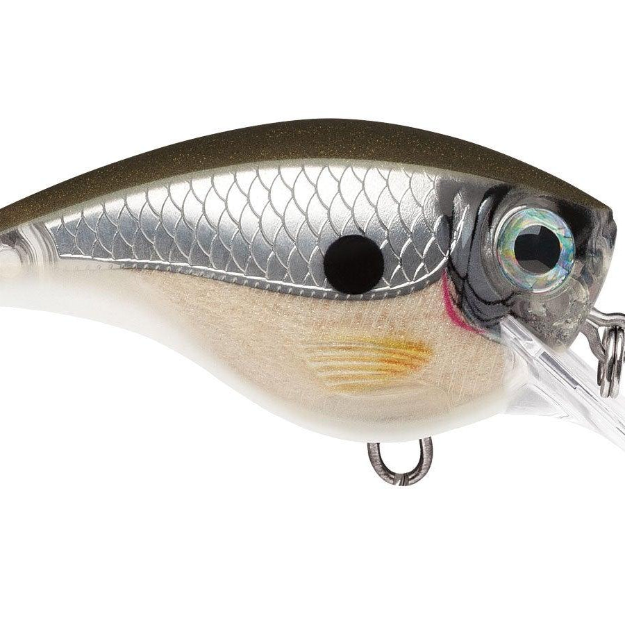 Rapala Balsa Xtreme Brat 3 Squarebill Crankbait Pearl Grey Shiner