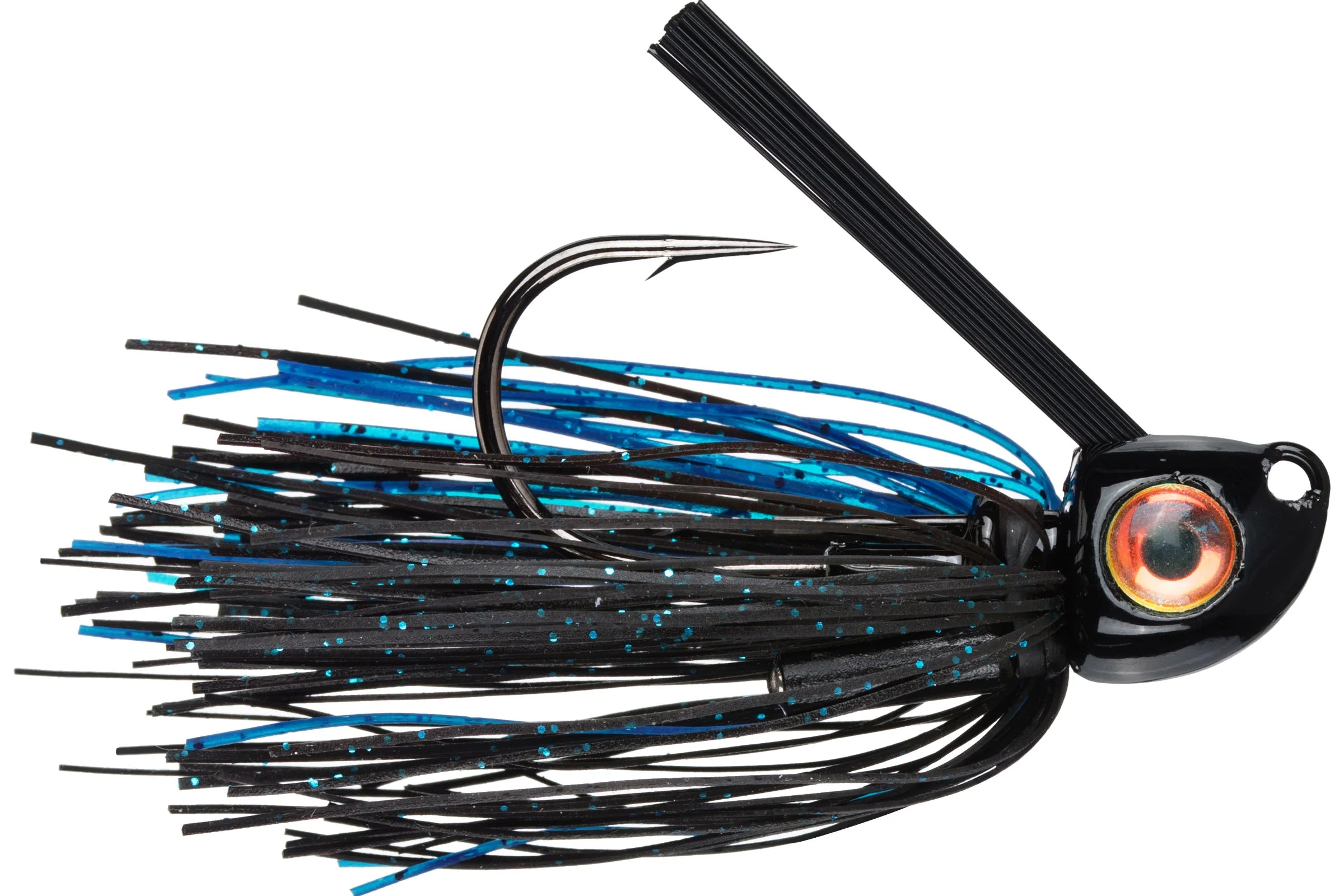 Santone Big Pig Grass Jig Black Blue Accent