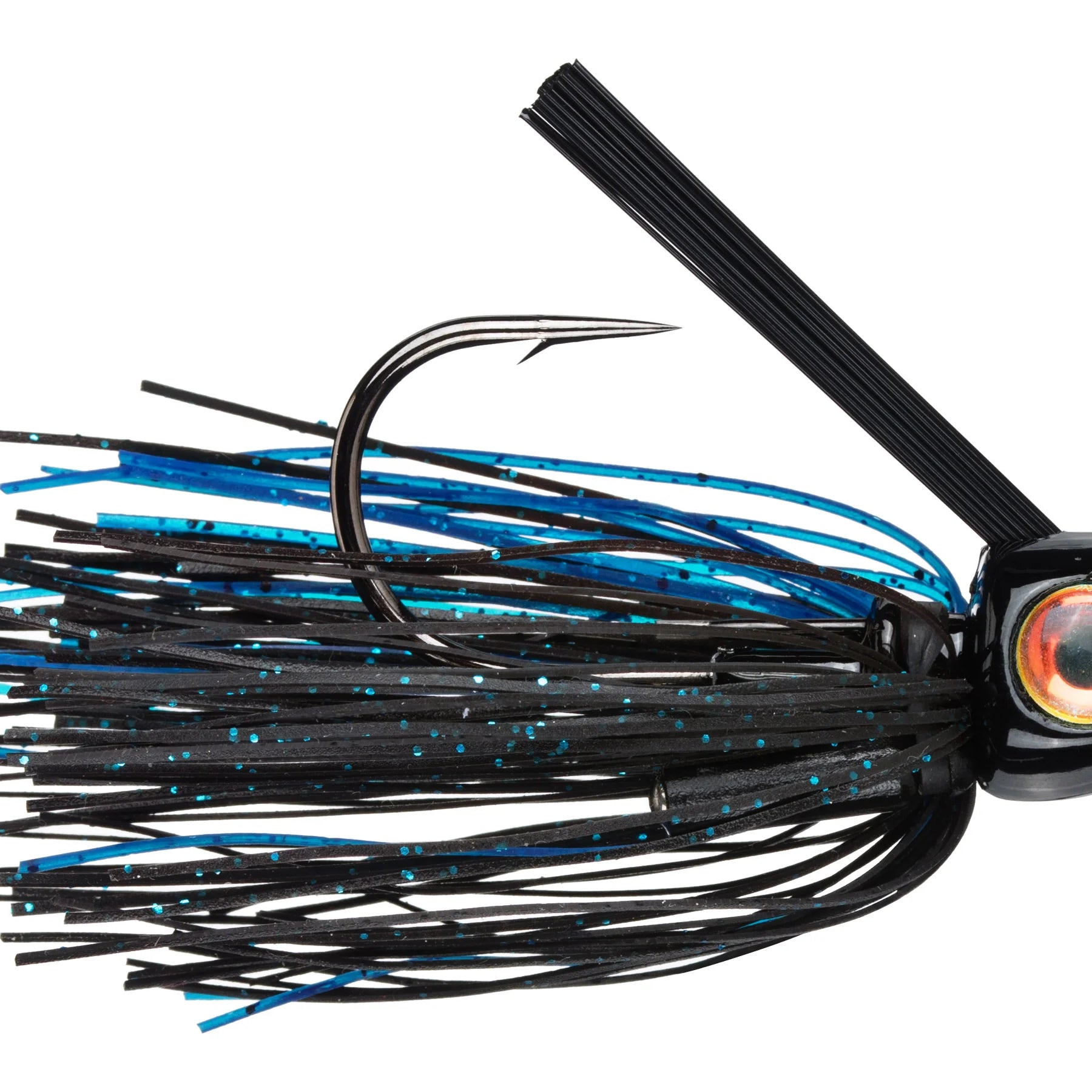 Santone Big Pig Grass Jig Black Blue Accent