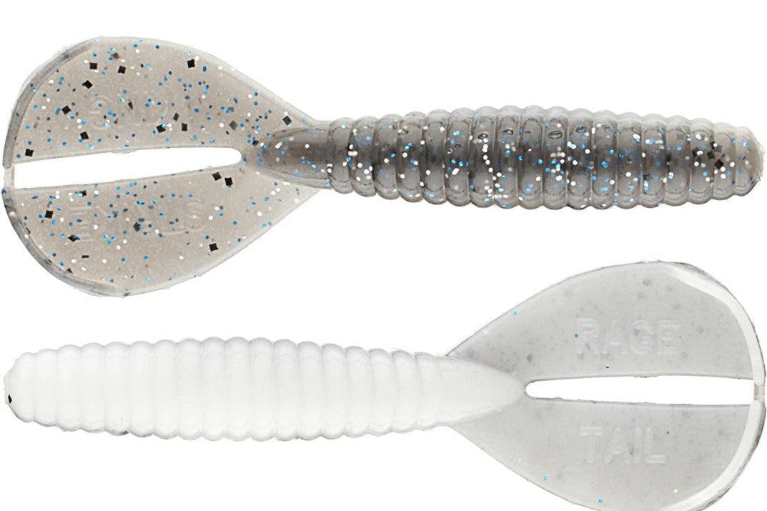 Strike King Rage Twin Tail Menace Grub Smokey Shad