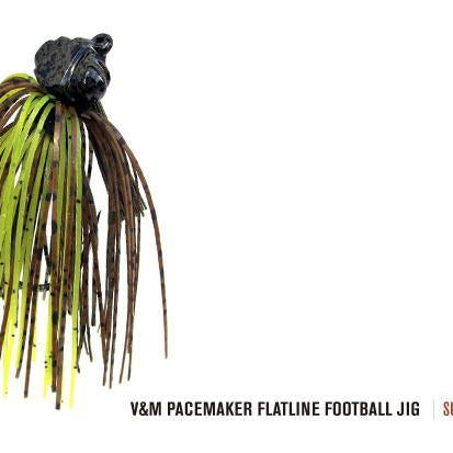 V&M Pacemaker Flatline Football Jig Summer Craw