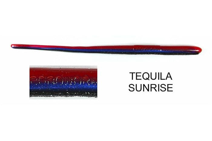 Roboworm Straight Tail 4.5" Tequila Sunrise