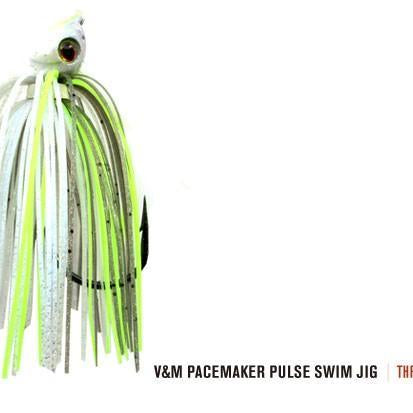 V&M Pacemaker Pulse Swim Jig Threadfin Shad