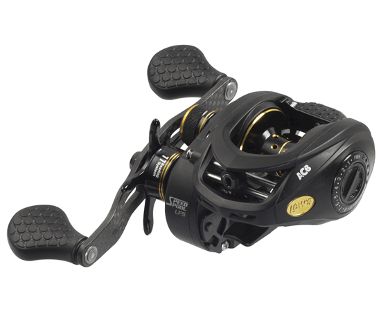 Lew's BB1 Pro Baitcast Fishing Reel, Right-Hand Retrieve, 6.2:1 Gear Ratio,  10 Bearing System with Stainless Steel Double Shielded Ball Bearings, Black  