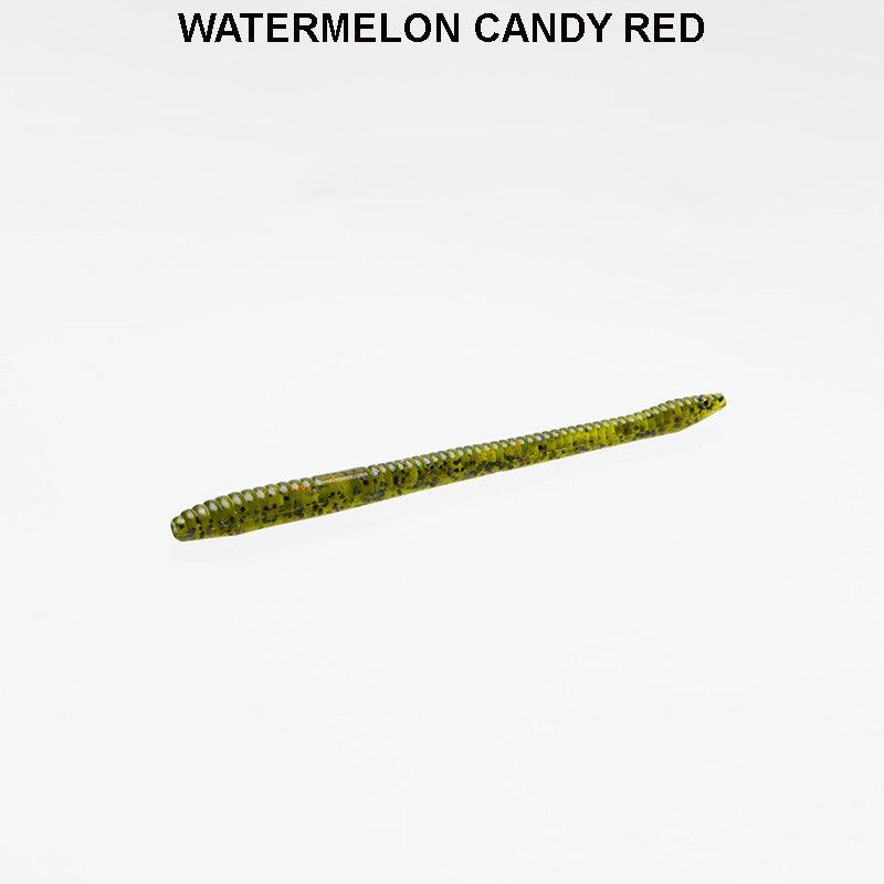 Zoom Finesse Worm 20pk Watermelon Candy Red 281 **