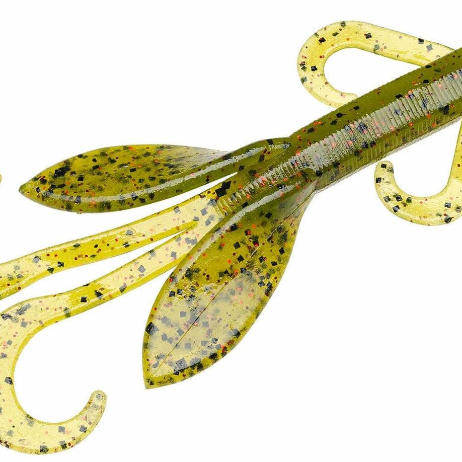 Strike King Game Hawg 4" 8pk Watermelon Red and Black