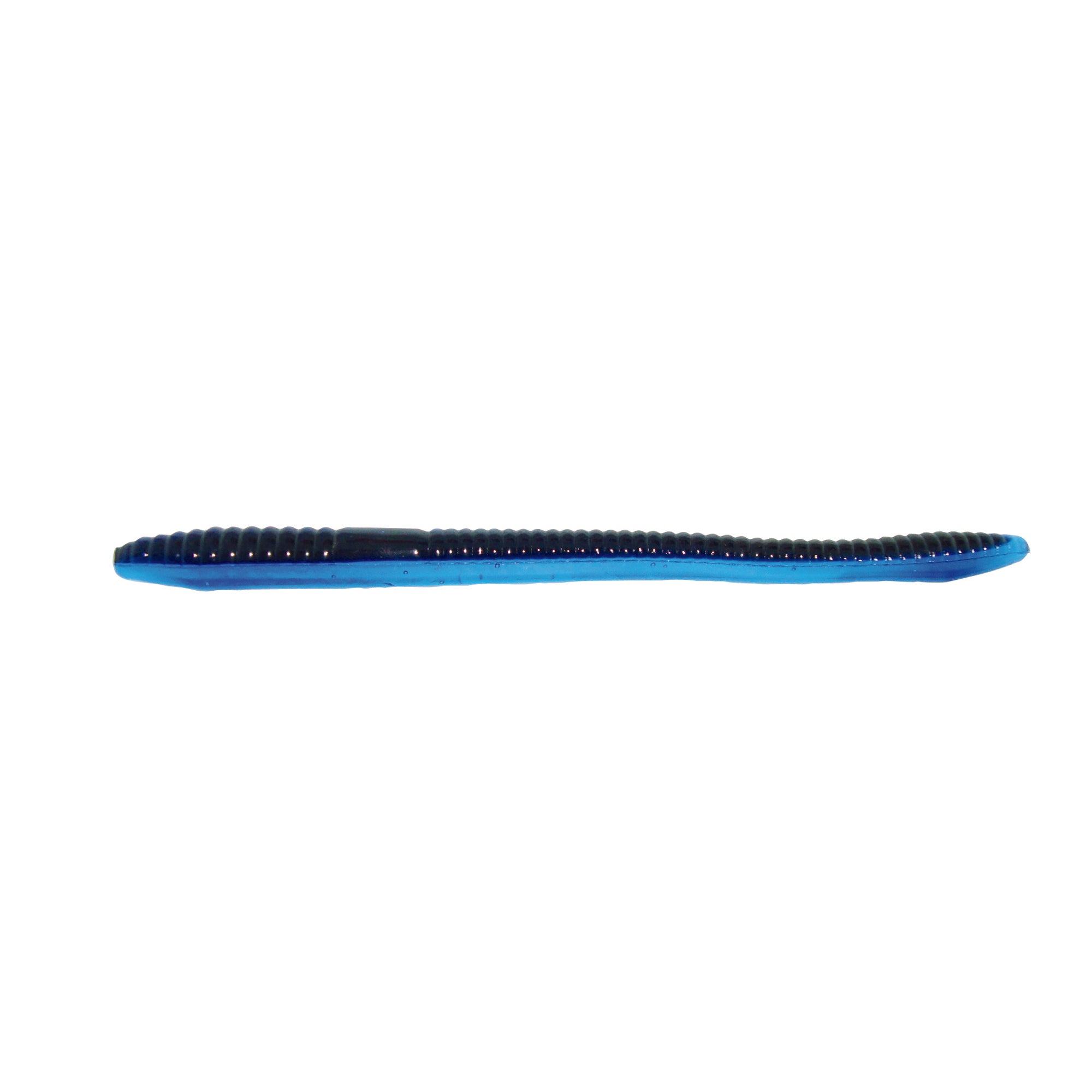 Zoom Finesse Worm 20pk Black Blue Bruizer