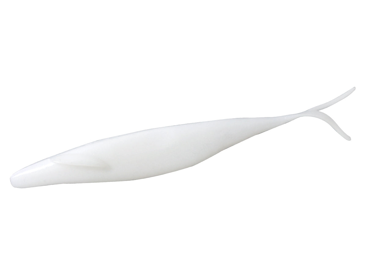 Deps Sakamata Shad Solid White # 08 5"